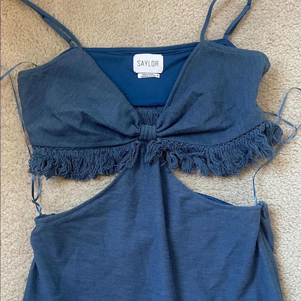 SAYLOR Cornflower Blue Dress - Picture 3 of 3